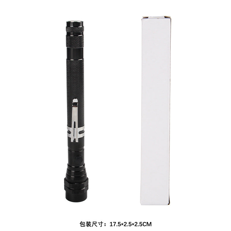 3 lamp pickup strong magnetic iron absorption tensile steel pipe metal hose arbitrary bending LED multi-function work flashlight