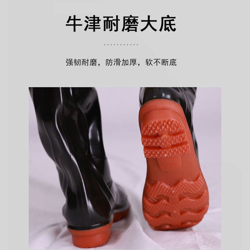 Water pants fishing pants fishing pants one-body rain pants water clothes digging lotus root fishing wading outdoor