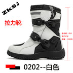 Cross-Border Motorcycle Riding Shoes, Rally Boots, Anti-Fall, Breathable, Anti-Fall Rider Equipment, Road Racing Shoes, Parkour Shoes, All Seasons
