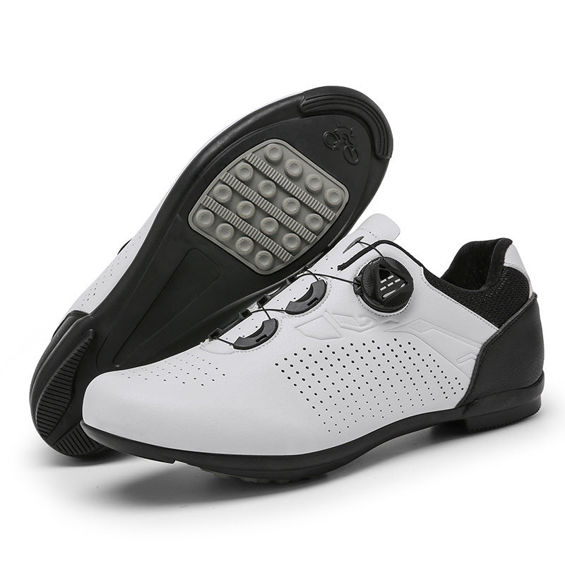 Bicycle Shoes, Cycling Shoes, Men's and Women's Road Bike Lock Shoes, Mountain Bike Assist Shoes, Hard-Soled, Lightweight, Breathable, Outdoor