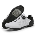 Bicycle Shoes, Cycling Shoes, Men's and Women's Road Bike Lock Shoes, Mountain Bike Assist Shoes, Hard-Soled, Lightweight, Breathable, Outdoor