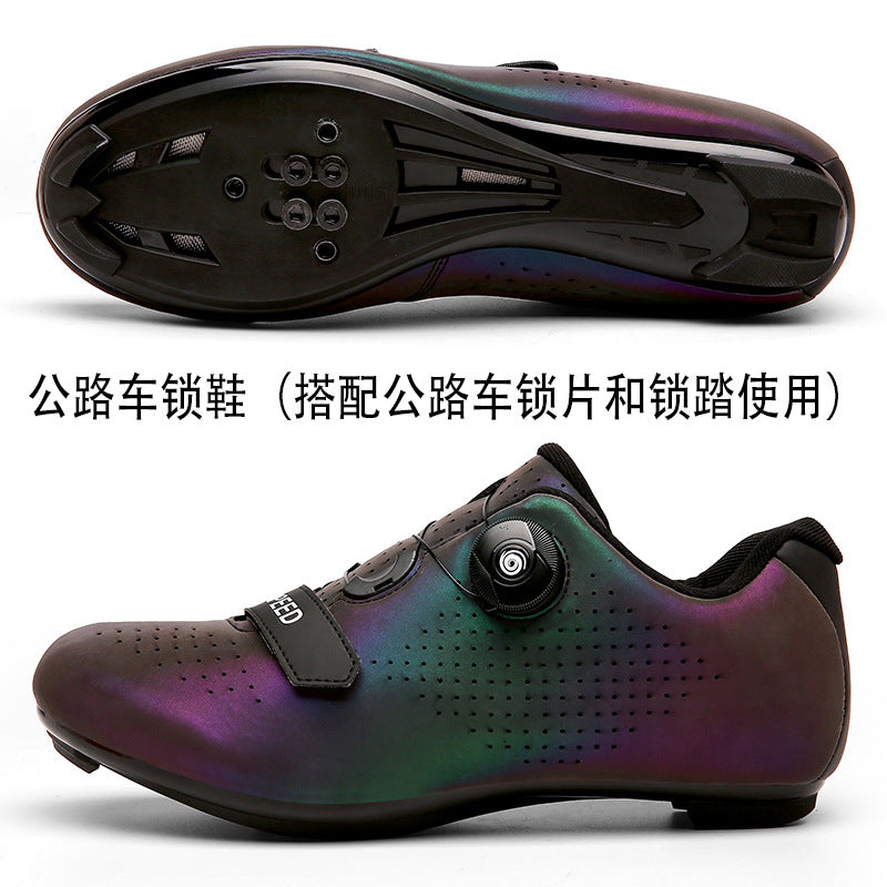 Cross-border new cycling shoes road bike lock shoes men's cycling shoes competition riding suit cycling shoes Road Lock