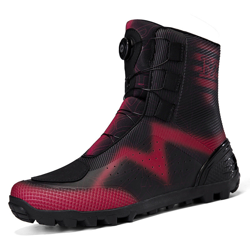 Motorcycle Boots Cross-Border Waterproof High-Top Men's Large Size Outdoor Motorcycle Riding Non-Slip Protective Wear-Resistant Motorcycle Shoes