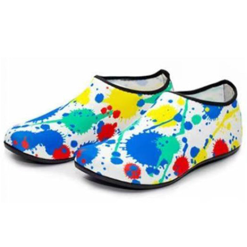Color cartoon soft bottom beach diving socks spot men's and women's swimming shoes snorkeling diving shoes backwater shoes beach socks