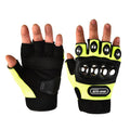 Summer Half-finger Motorcycle Gloves Riding Half-finger Breathable Motorcycle Racing Wear-resistant Non-slip Anti-fall-resistant Motorcycle Gloves for Men
