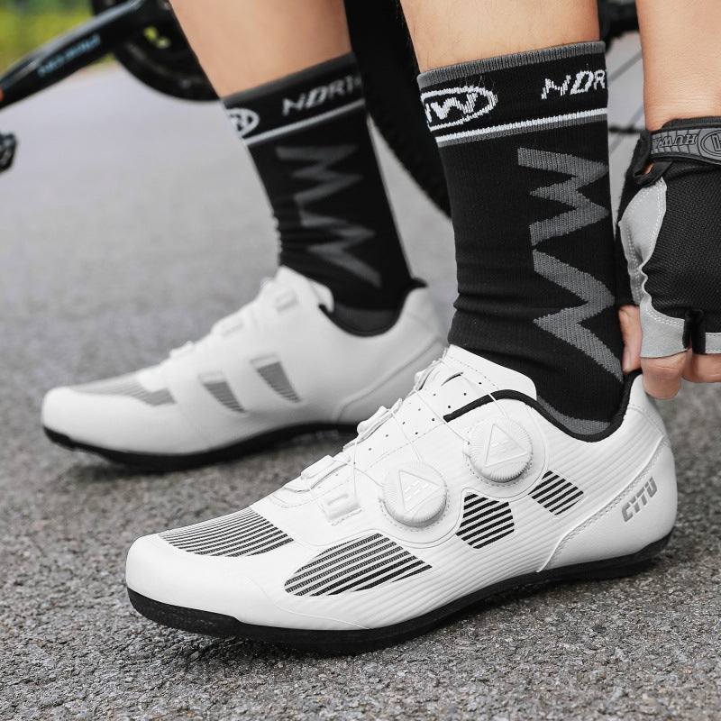 Foreign Trade Cycling Shoes, Cycling Shoes for Men and Women, Road Bike Lock Shoes, Mountain Bike Assist Shoes, Hard-Soled Wholesale Non-Slip Off-Road Shoes