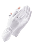 Ice silk sunscreen gloves spring and summer women's anti-ultraviolet non-slip breathable cool feeling long outdoor sunscreen gloves