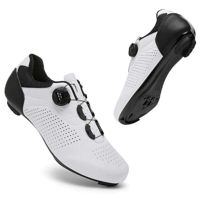 Bicycle Shoes, Cycling Shoes, Men's and Women's Road Bike Lock Shoes, Mountain Bike Assist Shoes, Hard-Soled, Lightweight, Breathable, Outdoor