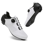 Bicycle Shoes, Cycling Shoes, Men's and Women's Road Bike Lock Shoes, Mountain Bike Assist Shoes, Hard-Soled, Lightweight, Breathable, Outdoor