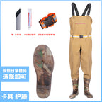 Wholesale water pants rain pants water shoes conjoined catch fish waterproof pants men and women fishing bust leather fork wading pants fishing suit