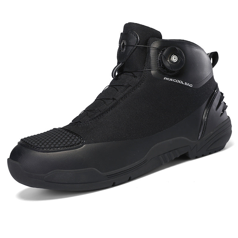 Cross-Border Waterproof Mesh Motorcycle Shoes, Mesh Surface Off-Road Men's and Women's Rally Riding Shoes, Motorcycle Gear, Summer Breathable