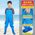 Ganhai Equipment Children's Playing Water Suit Wading Waterproof Pants Kindergarten Beach Fish Strap Rain Shoes Water Pants
