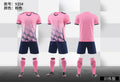 Football uniform suit printing adult children football match training team uniform short sleeve jersey printing number sportswear