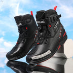 Waterproof Boots, Motorcycle Shoes, Motorcycle Boots, Non-Slip Mid-Top Rider Shoes, Riding Shoes, Motorcycle Shoes, Men's Motorcycle Travel Shoes