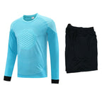 2025 Football Goalkeeper suit Long Sleeve Competition Training Team Uniform Breathable Children's Cross-border Foreign Trade Jersey Printable