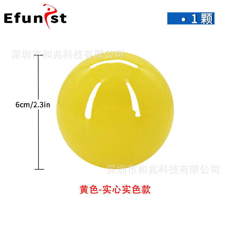 Golf Park Ball 60mm New Three-layer Ball Outdoor LED Luminous Ball Solid Color Night Flash Ball