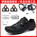 Cross-border New Lockless Cycling Shoes Hard Bottom Road Car Lock Shoes suit Bicycle Shoes Outdoor Mountain Bike Bike Shoes