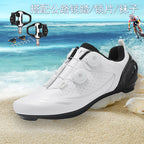 Factory First-Hand Supply Cross-Border Road Cycling Lock Shoes Bicycle Shoes with Lock Pedal Self-Locking Shoes Outdoor Cycling Bicycles