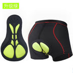 Cycling Underwear Shock-absorbing Silicone Mountain Cycling Pants Breathable Quick-drying Thickened Cushion Pants Riding Suit Cross-border