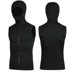 3mm Vest Hooded Men's and Women's Diving Vest Hooded Warm Vest Wet Clothes Diving Headgear Surfing Windsurfing Cold Protection