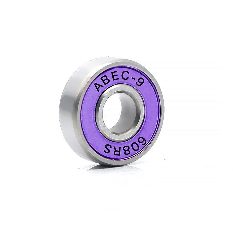 Double row skate wheels 608RS bearing silent skateboard roller skates universal chrome steel high speed color roller