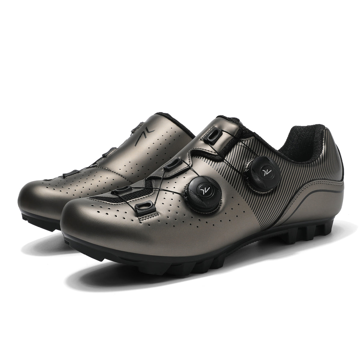 New Color Scheme Road Cycling Shoes, Outdoor Shoes with Locks, Mountain Biking Shoes, Power-Assisted Cycling Shoes, Summer Casual Non-Slip Shoes