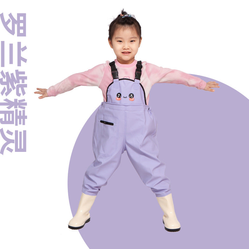 Children play water clothes play sand play water artifact kindergarten toys children's water pants beach toys waterproof anti-dirty clothes
