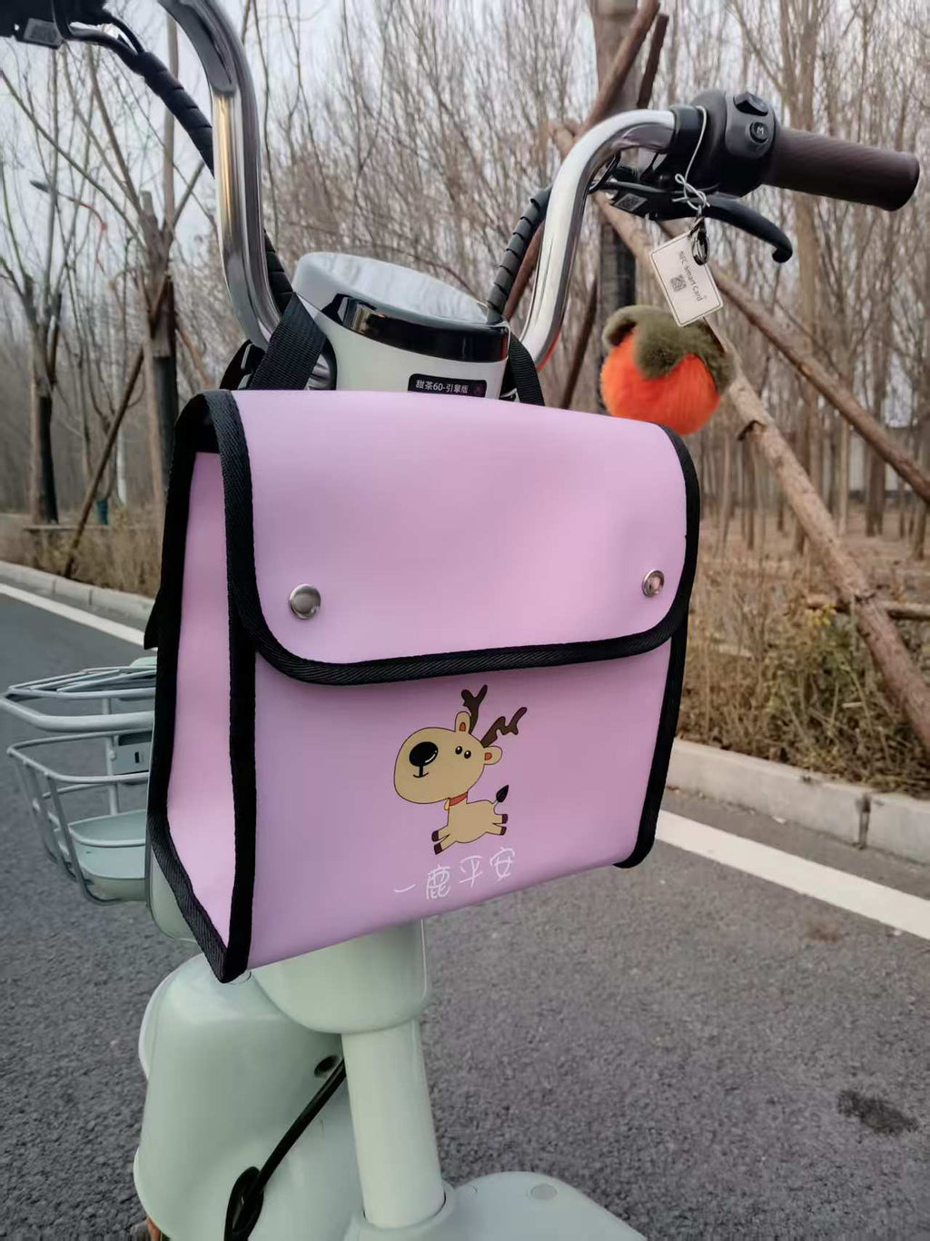Electric Scooter Hanging Bag for Storing Phone and Charger, Dedicated for Bicycle Riding Phone Charging