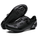 Road bike lock shoes hard bottom factory direct men's and women's mountain bike bicycle shoes lockless cycling shoes lock pedal suit