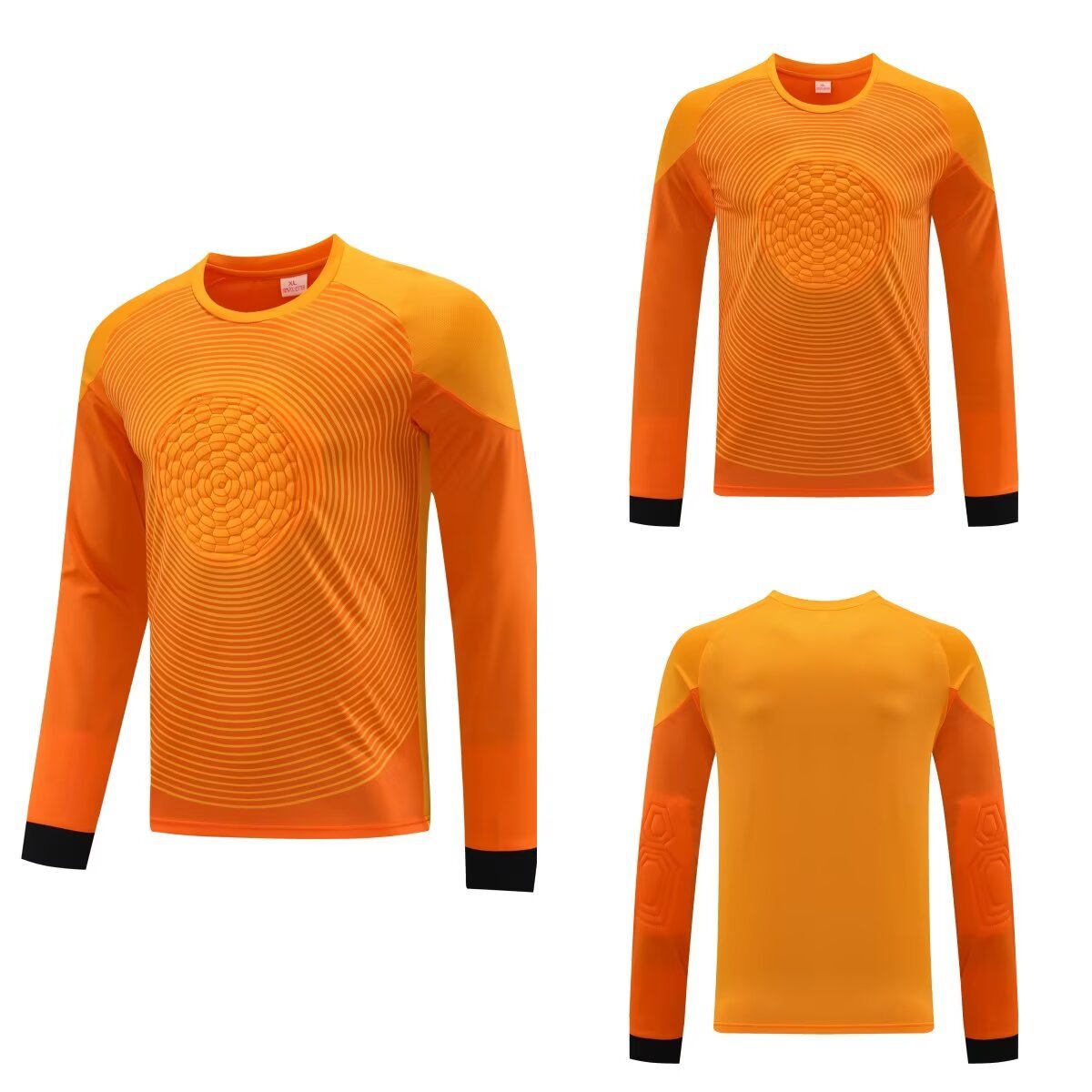 2025 Football Goalkeeper suit Long Sleeve Competition Training Team Uniform Breathable Children's Cross-border Foreign Trade Jersey Printable