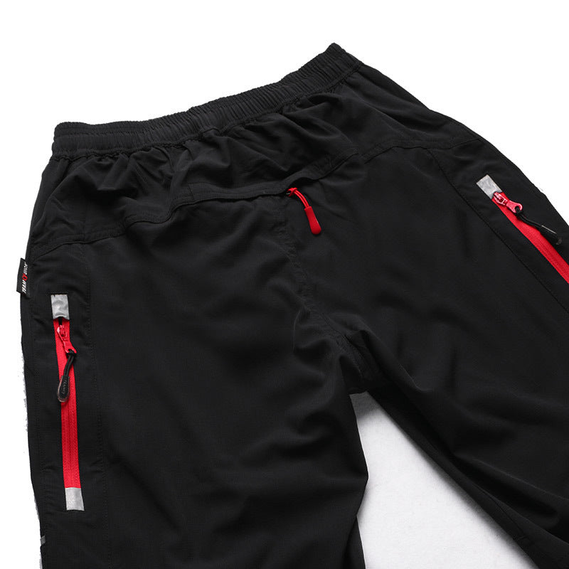 Outdoor Leisure mountaineering quick-drying pants printed men's thin summer hiking fishing stretch quick-drying sports riding trousers