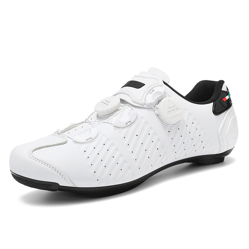 Road Bike Lock Shoes, Bicycle Riding Shoes, Lock-Free Summer Hard-Soled Mountain Bike Breathable and Wear-Resistant Professional Cycling Lock Shoes