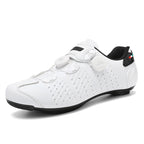 Road Bike Lock Shoes, Bicycle Riding Shoes, Lock-Free Summer Hard-Soled Mountain Bike Breathable and Wear-Resistant Professional Cycling Lock Shoes