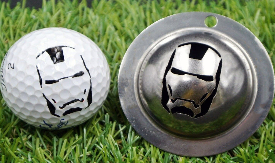 Golf ball scribing ball painting stainless steel variety of choice DIY tool 80 patterns optional
