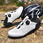 Bicycle Shoes, Cycling Shoes, Men's and Women's Road Bike Lock Shoes, Mountain Bike Assist Shoes, Hard-Soled, Lightweight, Breathable, Outdoor