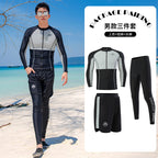Diving suit women's new couple anti-DDoS swimsuit split long-sleeved trousers quick-drying surfing snorkeling suit jellyfish suit men