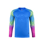 Goalkeeper Uniforms for Kidsren and Adults Thickeneded Protective Goalkeeper Training Uniforms Long-Sleeved Shorts Football Gantry Uniforms Customized