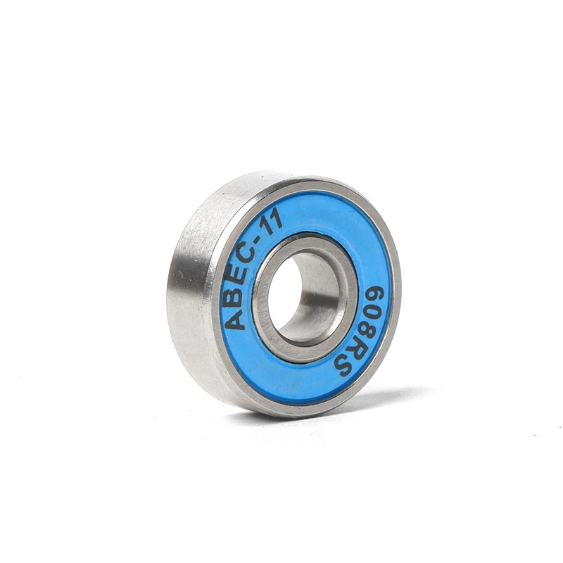 Double row skate wheels 608RS bearing silent skateboard roller skates universal chrome steel high speed color roller