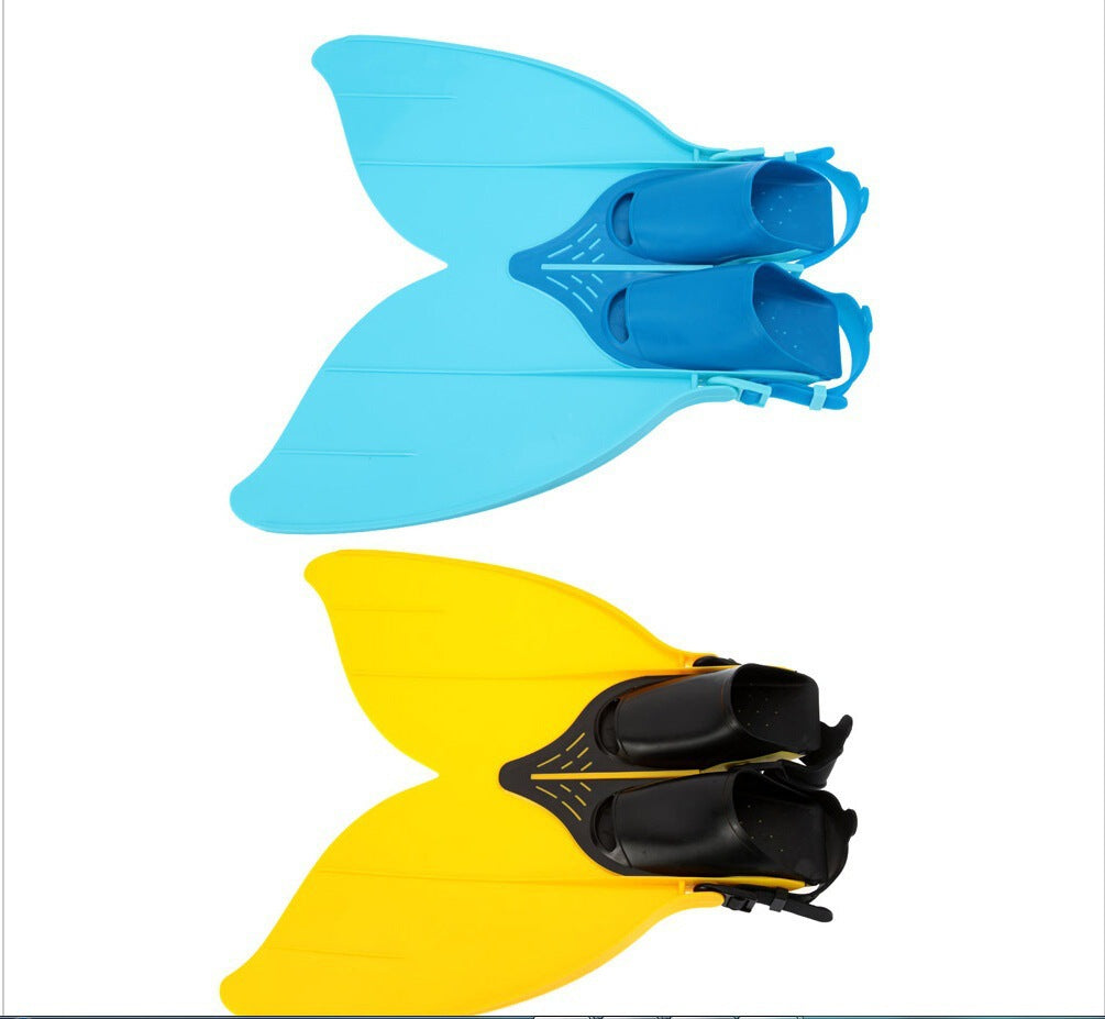 Factory direct supply Net Red new single flippers adult children flippers mermaid conjoined flippers swimming equipment