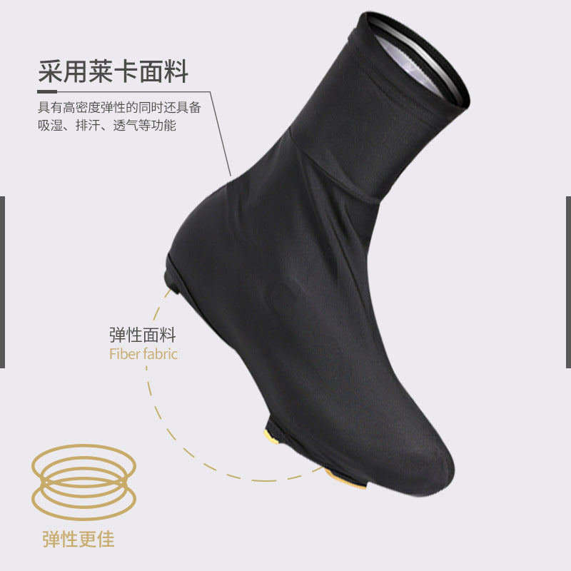 Xintown Solid Color Cycling Shoe Covers Lightweight Dustproof and Stain-Resistant Cycling Outdoor Sports Shoe Covers Bicycle Apparel