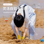 Children's water-playing one-piece water pants sea-catching equipment kindergarten boys and girls rain boots full body waterproof beach rain pants