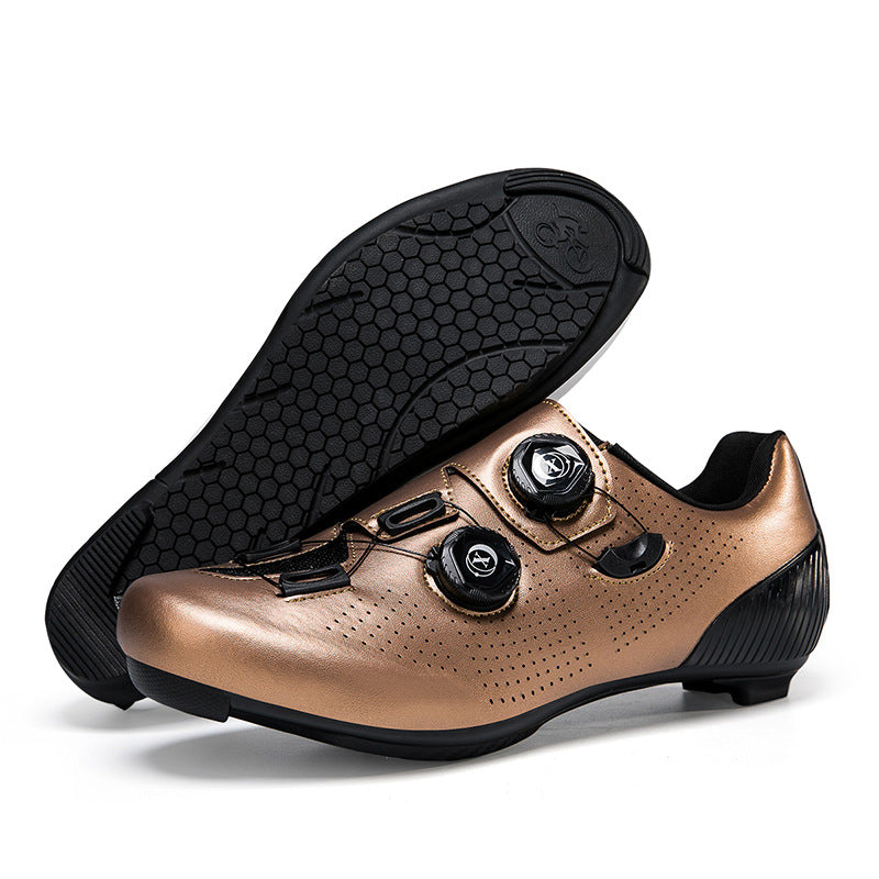 Cross-border New Road Car Lock Shoes Hard Bottom Bike Shoes suit Breathable Lockless Cycling Shoes Men's Mountain Bicycle Shoes