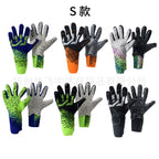 Ebay cross-border explosions high-end football gloves latex material non-slip wear-resistant training professional goalkeeper gloves breathable