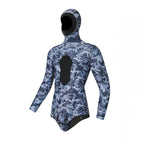 Split Diving Suit 3mm Deep Snorkeling Swimming Long Sleeve Cold-proof Warm Elastic Surf Fishing Jellyfish Suit Fish Hunting Suit