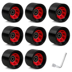 Double-row roller skates wear-resistant carpool four-wheel skates high hardness speed pulley roller skates skateboard universal Pu wheel