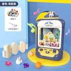 Children's Doll Catching Machine Small Household Mini Clamp Doll Machine Coin-slot Gashapon Candy Boys and Girls Toys Cross-border