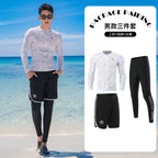 Diving suit women's new couple anti-DDoS swimsuit split long-sleeved trousers quick-drying surfing snorkeling suit jellyfish suit men