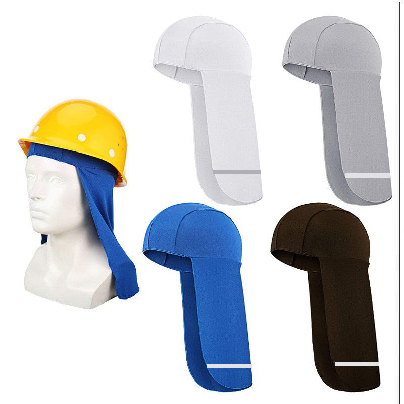 Outdoor Cycling cool reflective skull cap neck sun protection men and women sun hat lightweight ski motorcycle helmet cap