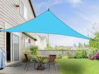 Cross-Border Canopy Tent Large Courtyard Sunshade Outdoor Camping Silver-Coated Triangular Canopy Pergola Awning