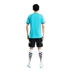 Quick-drying football referee uniform suit men's printed team uniform adult Referee Jersey student competition equipment football uniform summer